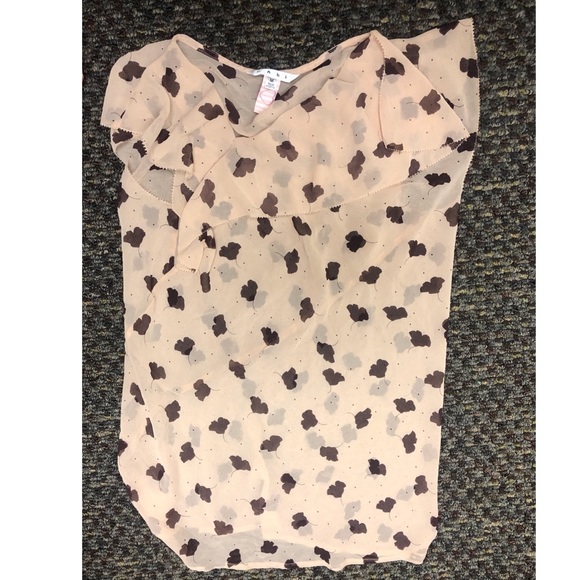 Cabi PlayFall me blouse - ginko leaf print top - Picture 3 of 3